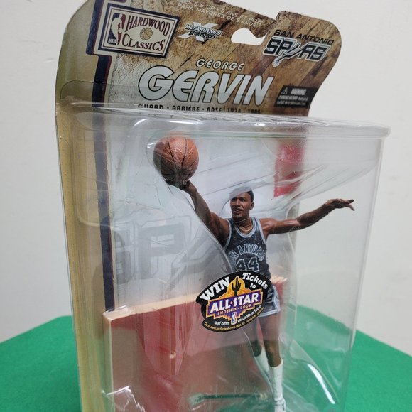 McFarlane GEORGE GERVIN San Antonio Spurs - Picture 1 of 3